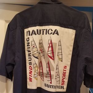 Classic Nautica short sleeve button down